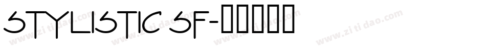 Stylistic SF字体转换